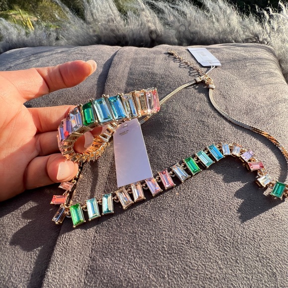 Rainbow Sunset Necklace & bracelet sets bella&jack - Picture 14 of 16